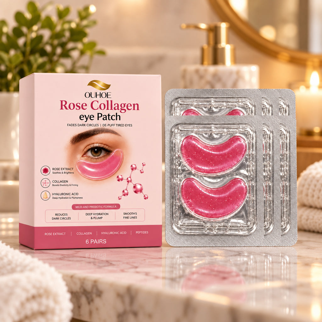 The Glow Reset™ | Rose + Collagen Under-Eye Moisturizing Mask
