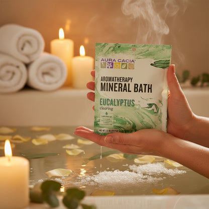 The Eucalyptus Bath Reset™ | Aura Cacia Aromatherapy Mineral Bath