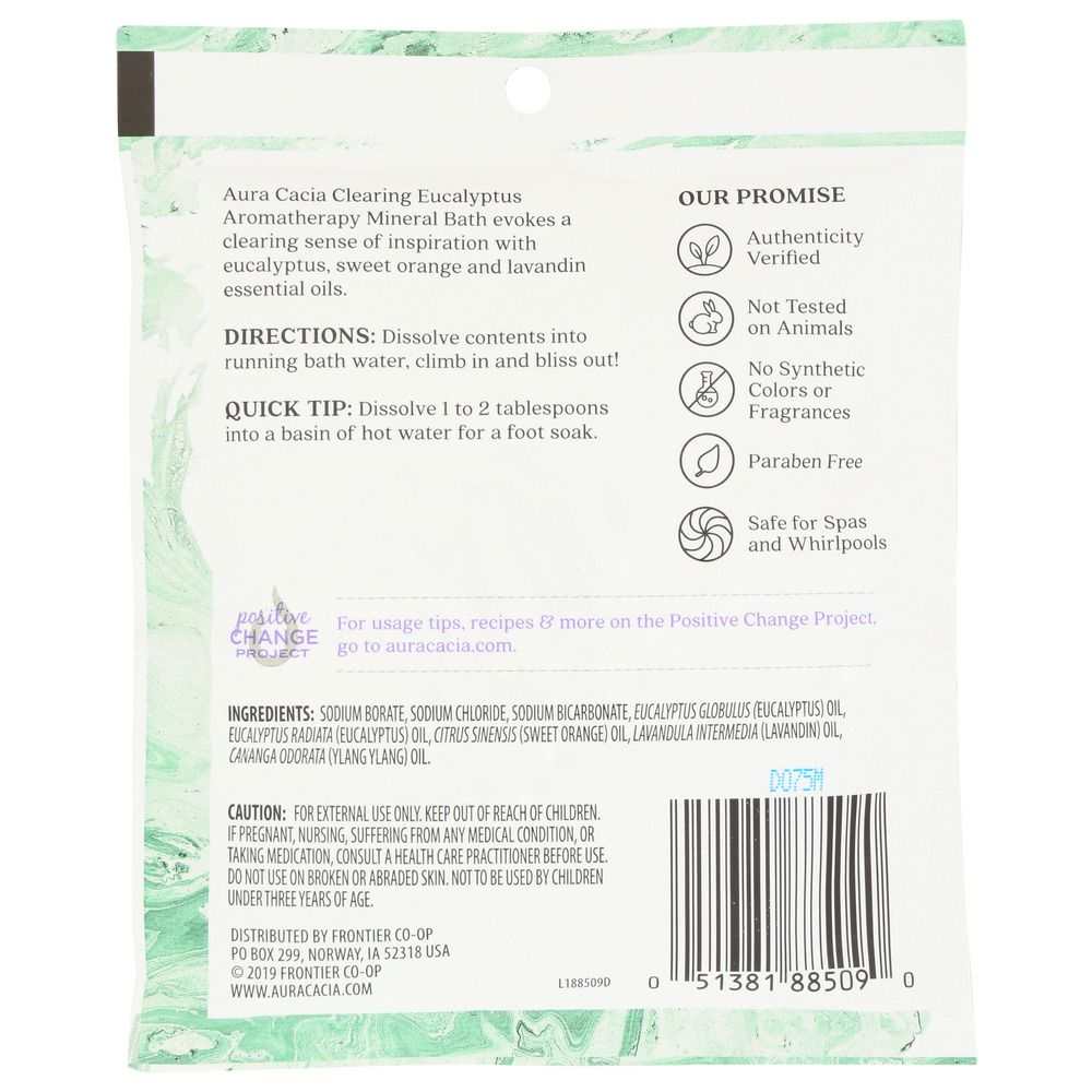 The Eucalyptus Bath Reset™ | Aura Cacia Aromatherapy Mineral Bath