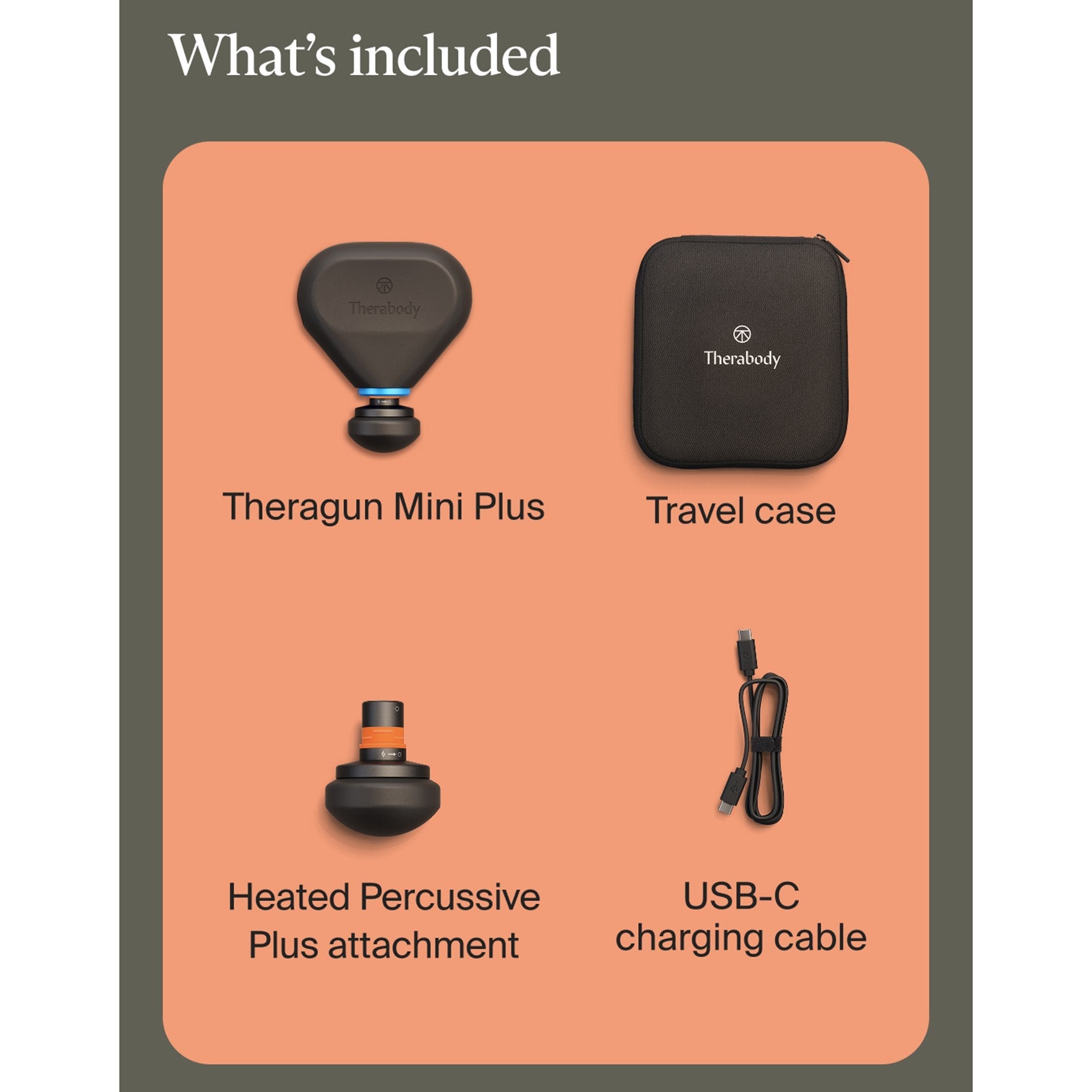 Ease Muscle Soreness Anywhere: Theragun Mini Plus Heated Massage Gun