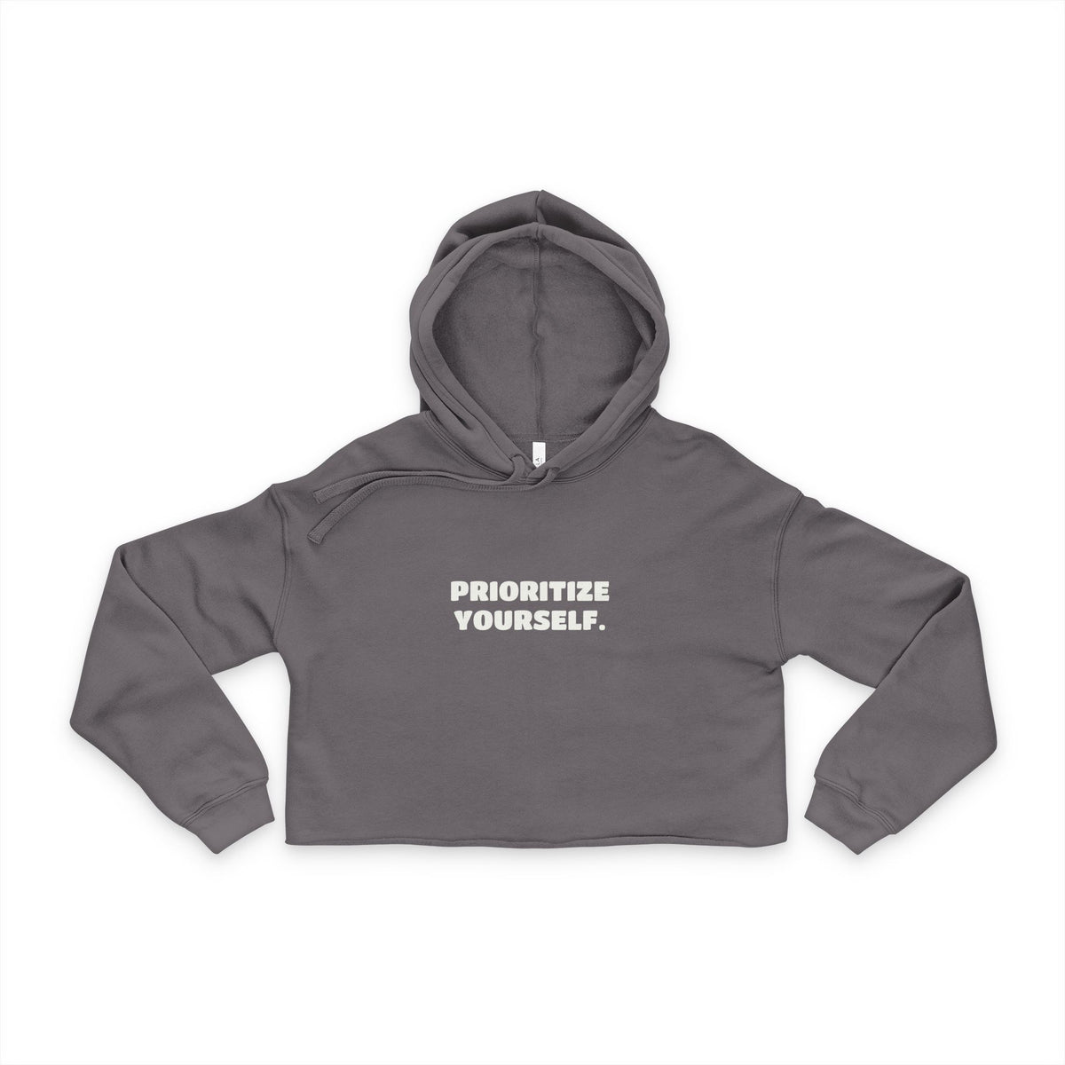 Prioritize Yourself. | Eco Premium Cropped Hoodie