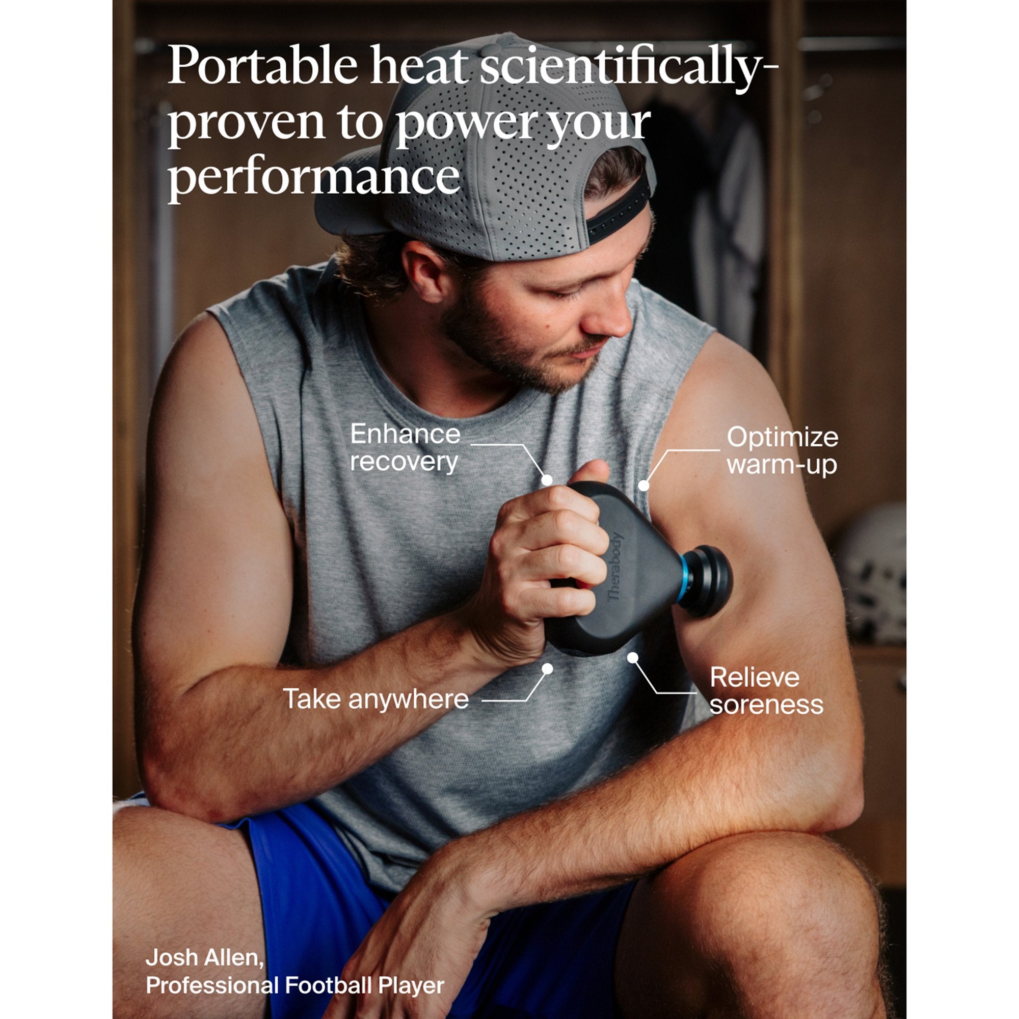 Ease Muscle Soreness Anywhere: Theragun Mini Plus Heated Massage Gun