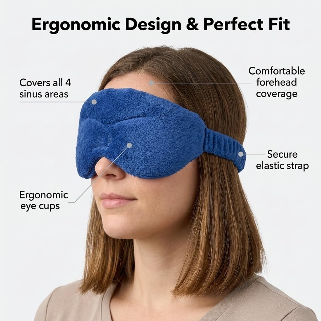 The Serene Reset™ | Hot/Cold Scented Aromatherapy Eye Pillow