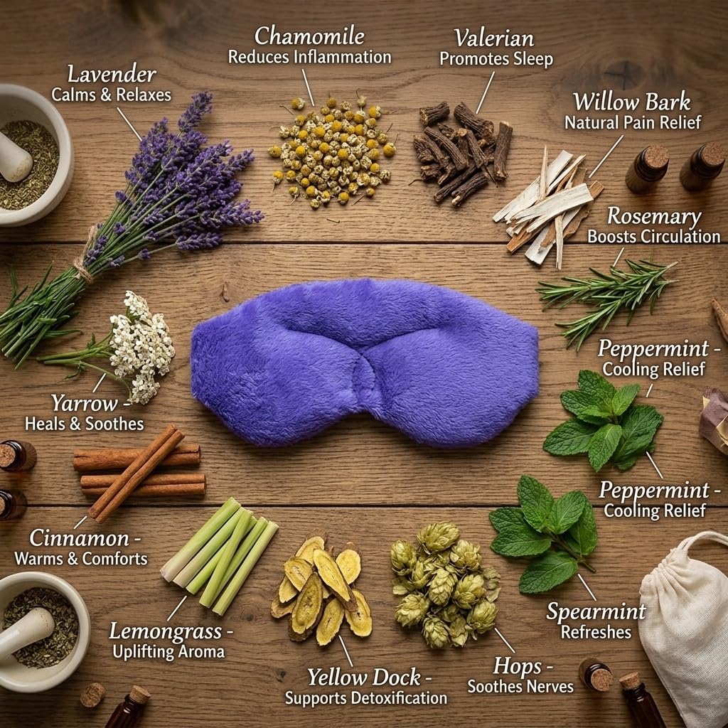 The Serene Reset™ | Hot/Cold Scented Aromatherapy Eye Pillow