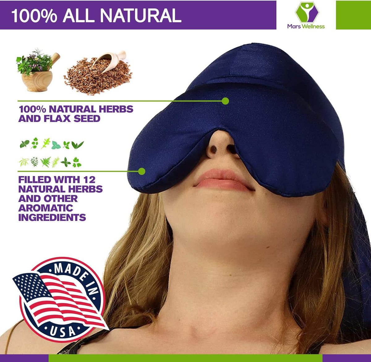 The Headache Reset™ | Aromatherapy Hot & Cold Sinus & Migraine Relief Cap