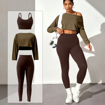 The Move & Reset™ | 3-Piece Seamless Yoga & Lounge Set