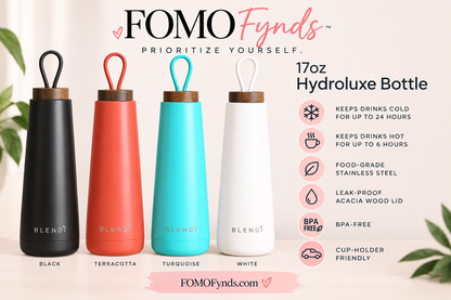 The Hydration Reset™ | 17oz Insulated Stainless Steel Water Bottle