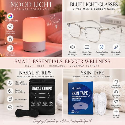 The Wind Down Glow™ | Red + Amber Light Relaxation Set