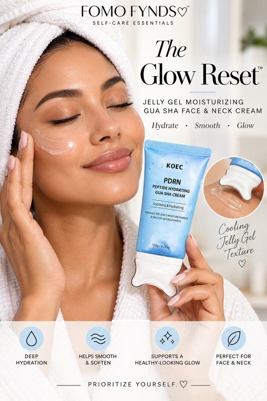 The Glow Reset™ | Jelly Gel Moisturizing Gua Sha Face & Neck Cream