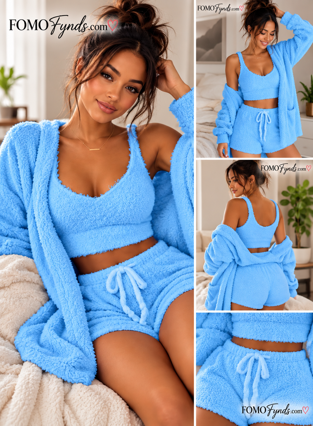 The Cozy Luxe Reset™ | 3-Piece Plush Lounge Set