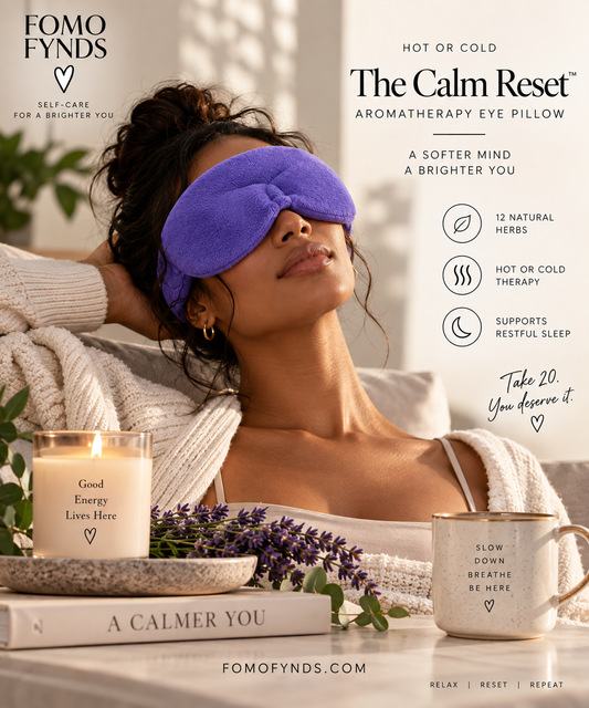 The Serene Reset™ | Hot/Cold Scented Aromatherapy Eye Pillow