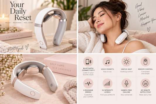 The Daily Reset™ | Wearable Neck Massager for Muscle Relaxation