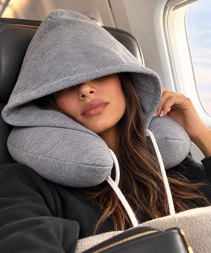 The Snooze Hood™ | Hooded Travel Neck Pillow