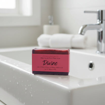 The Bloom Reset™ | Natural Cranberry Seed Exfoliating Goat Milk Soap