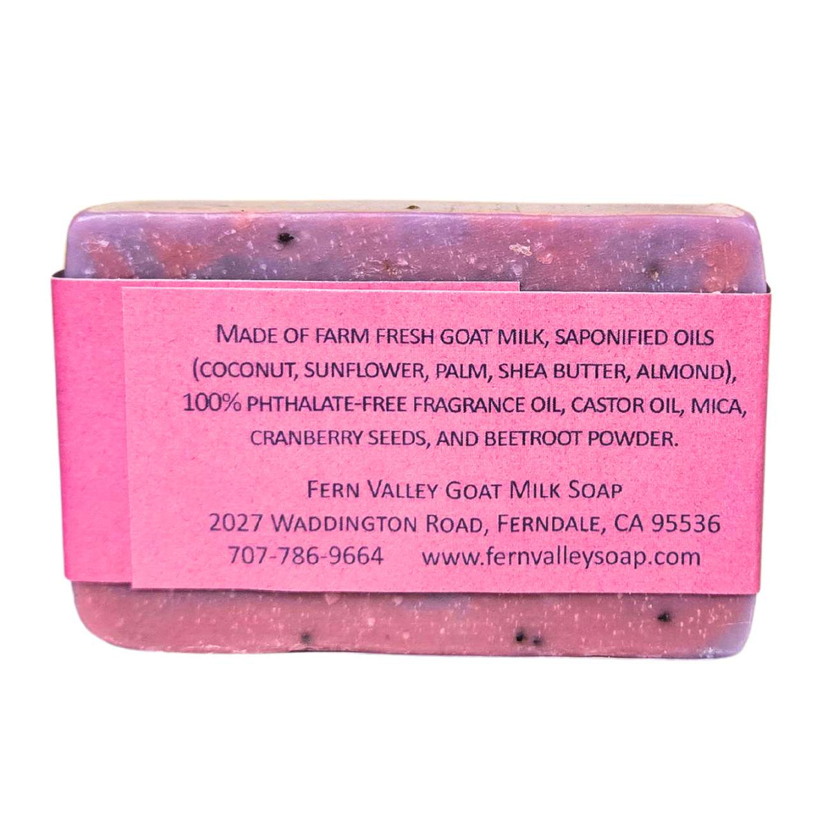 The Bloom Reset™ | Natural Cranberry Seed Exfoliating Goat Milk Soap