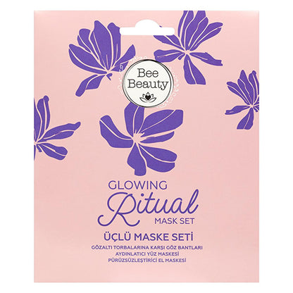 The Glow Reset™ | 3-piece face, eye, and hand mask set