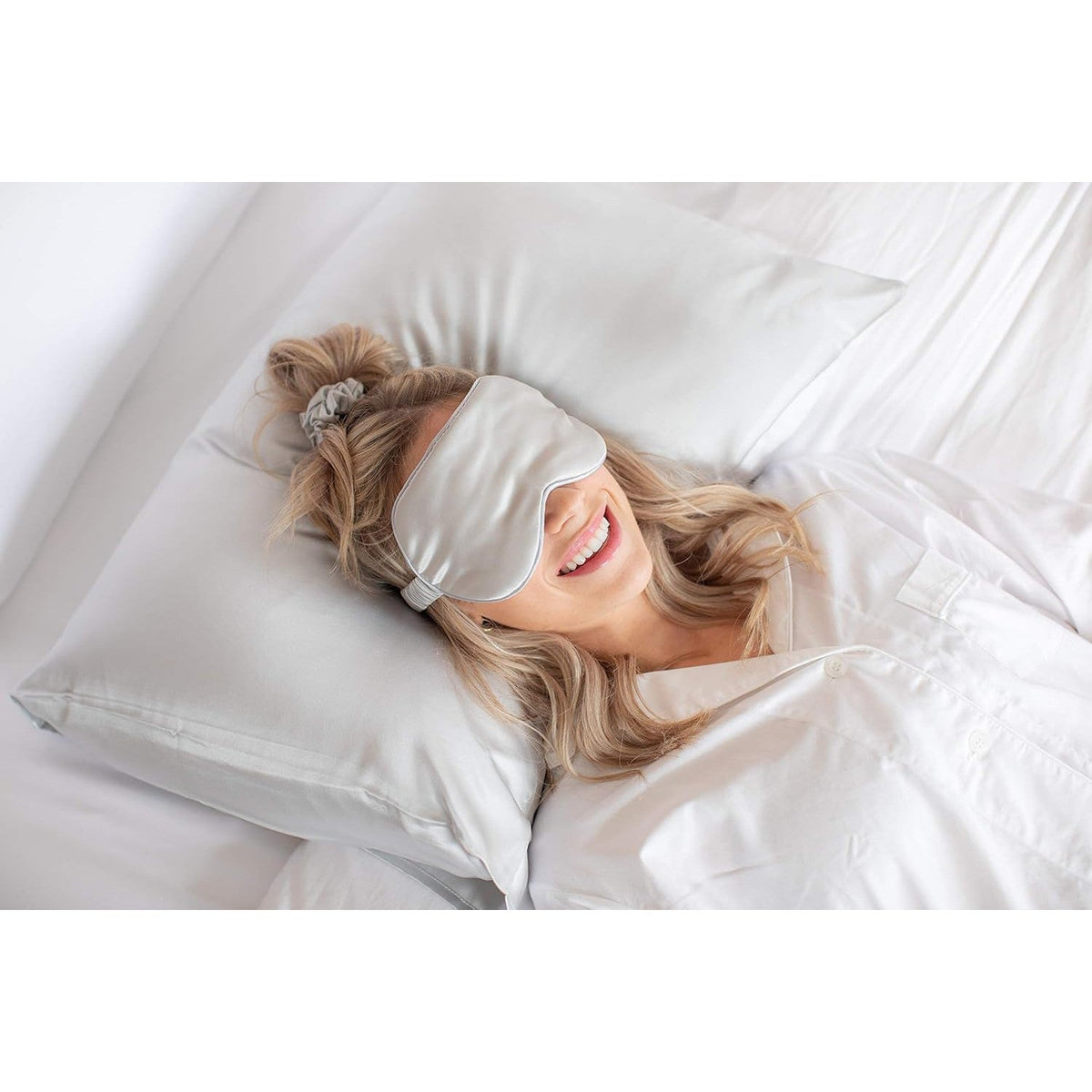 The Beauty Sleep Reset™ | 3-Piece Satin Pillowcase, Sleep Mask & Scrunchie Set