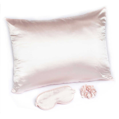 The Beauty Sleep Reset™ | 3-Piece Satin Pillowcase, Sleep Mask & Scrunchie Set