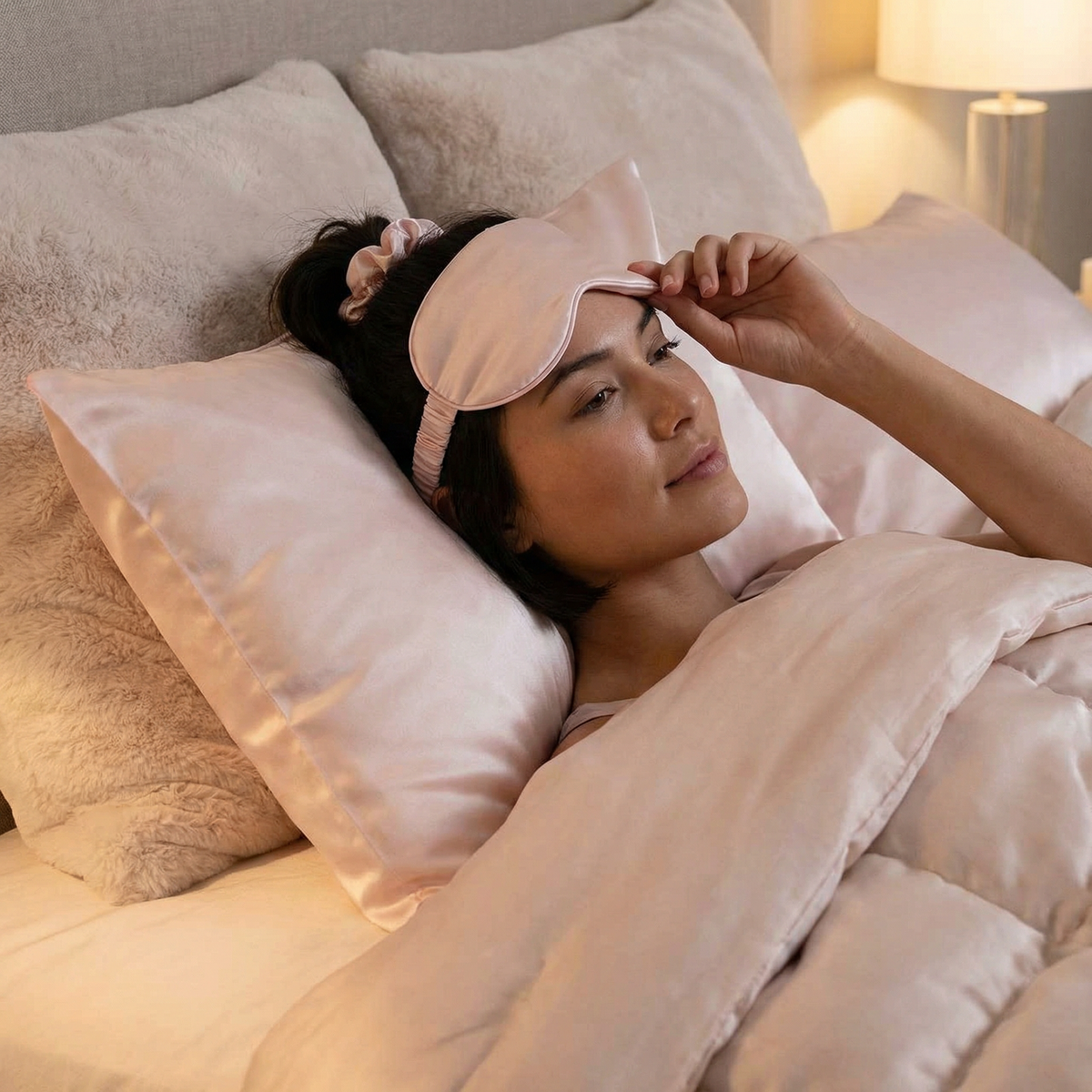 The Beauty Sleep Reset™ | 3-Piece Satin Pillowcase, Sleep Mask & Scrunchie Set