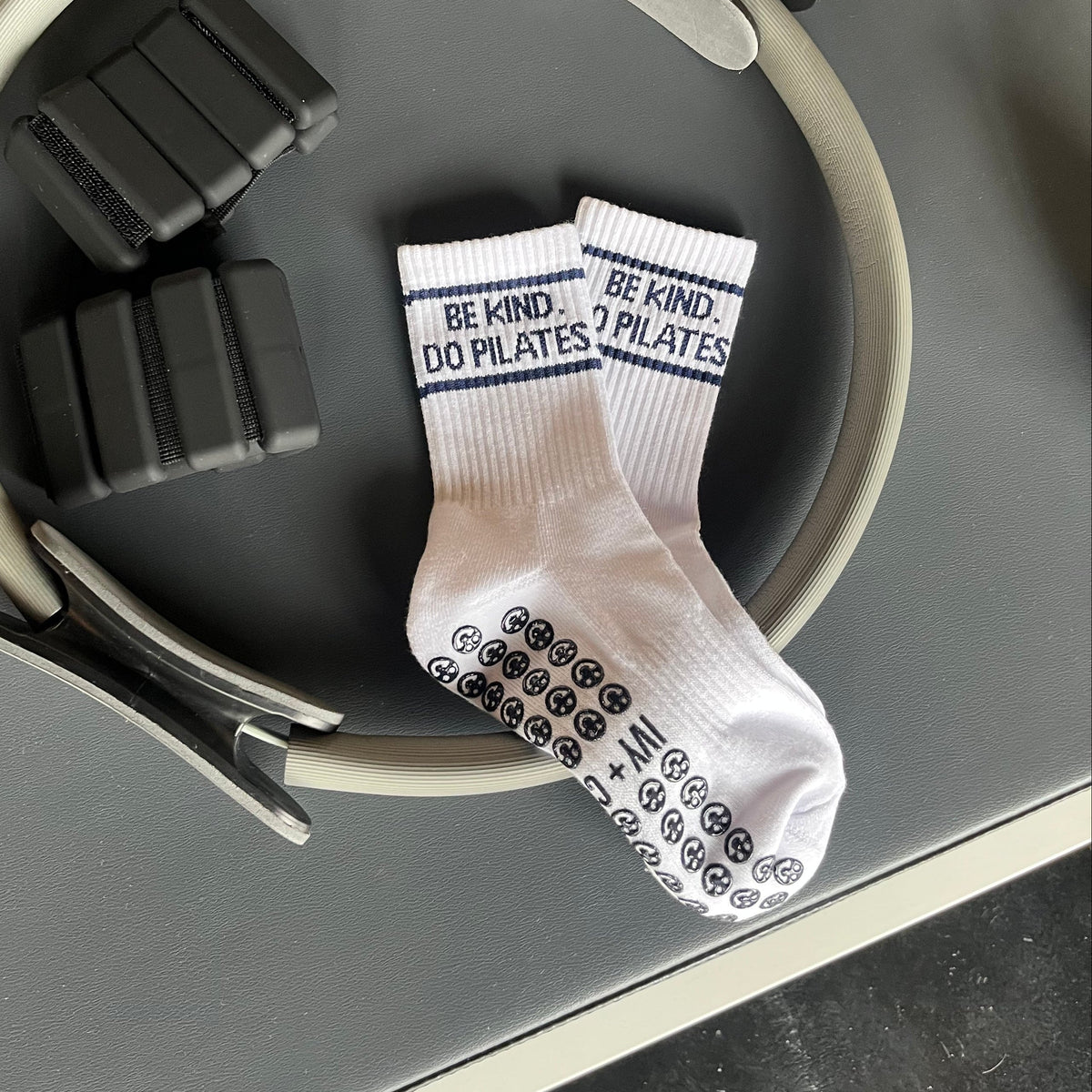 The Fitness Reset™ | Sporty-Chic Pilates Grip Socks
