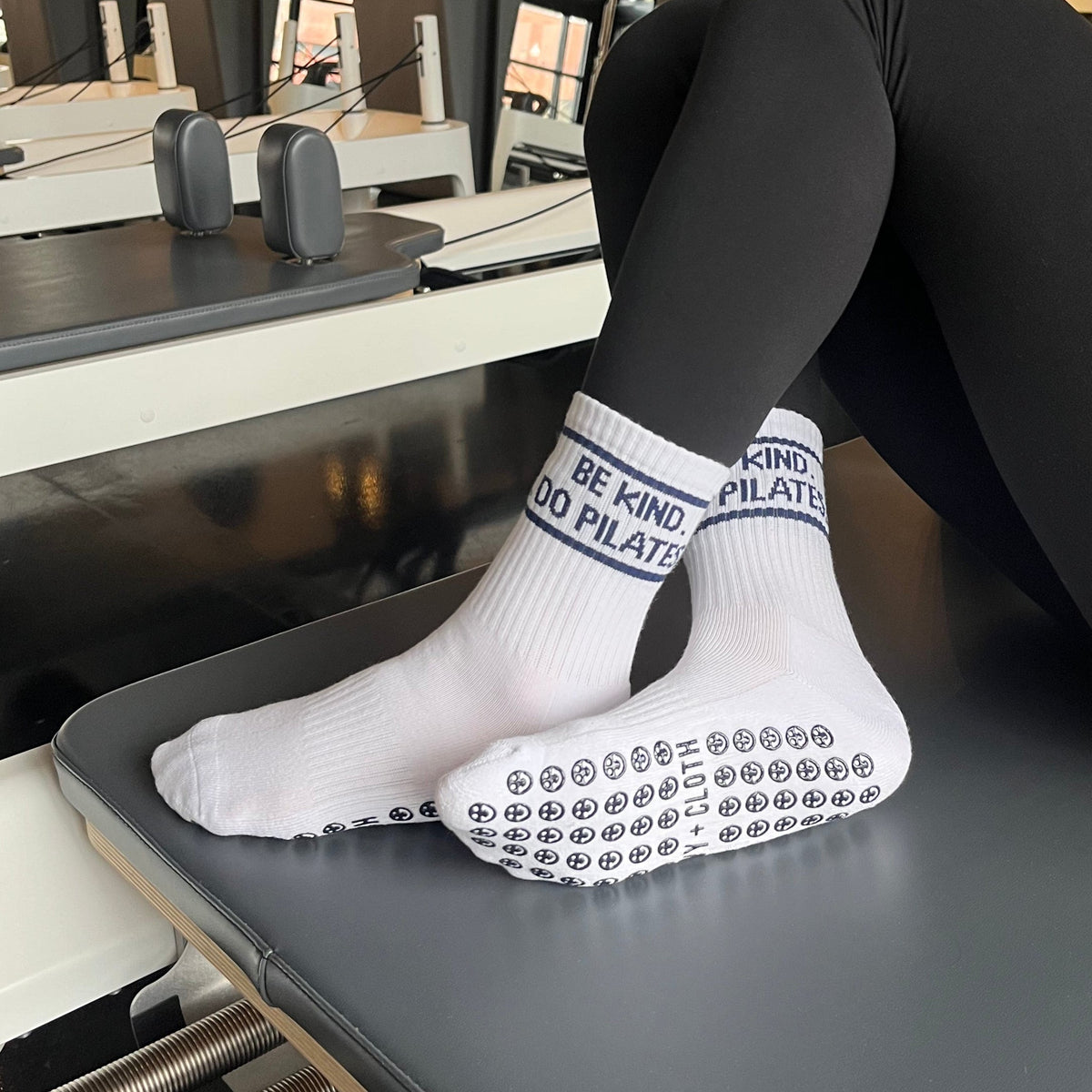 The Fitness Reset™ | Sporty-Chic Pilates Grip Socks