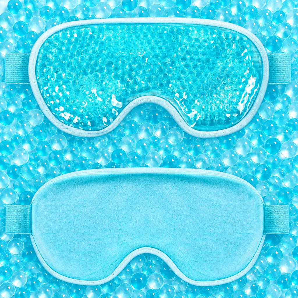 The Eye Reset™ | Reusable Hot & Cold Eye Mask – Gel Bead Compress