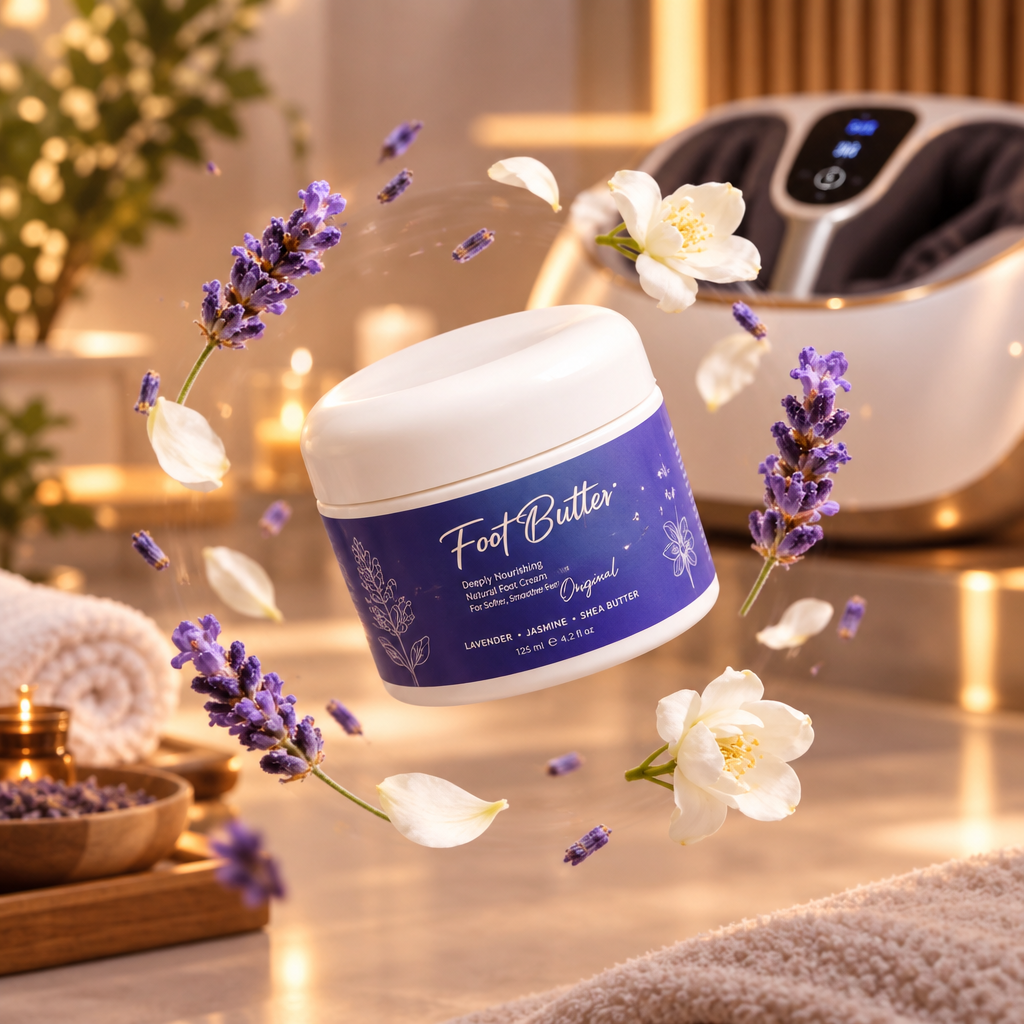 The Foot Reset™ | Lavender Jasmine Foot Butter Cream – Deep Moisture