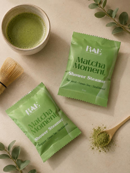 The Matcha Moment™ | Green Tea & Bergamot Aromatherapy Shower Steamer