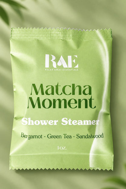 The Matcha Moment™ | Green Tea & Bergamot Aromatherapy Shower Steamer