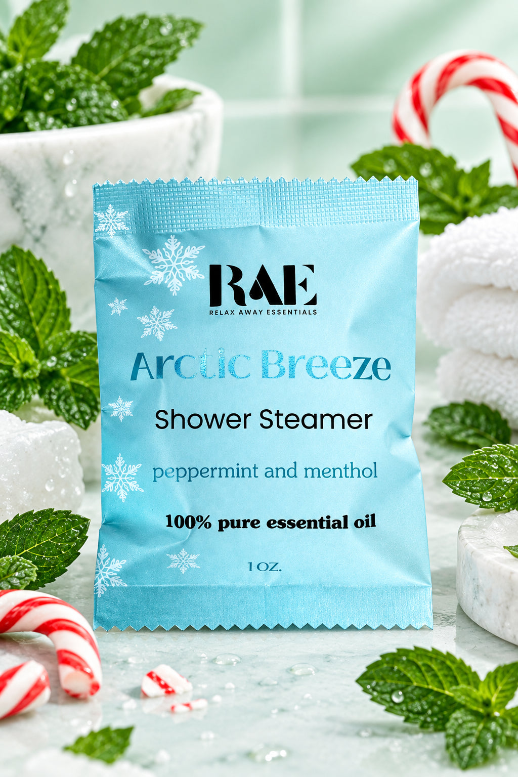 The Arctic Breeze™ | Peppermint & Menthol Aromatherapy Shower Steamer