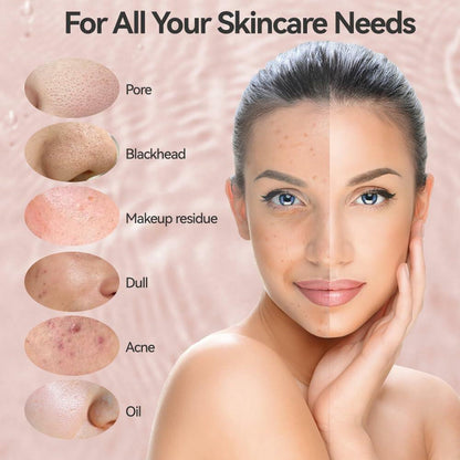 The Fresh Face Reset™ | Silicone Sonic Facial Cleansing Brush | 5 Intensity Levels + Warming Function