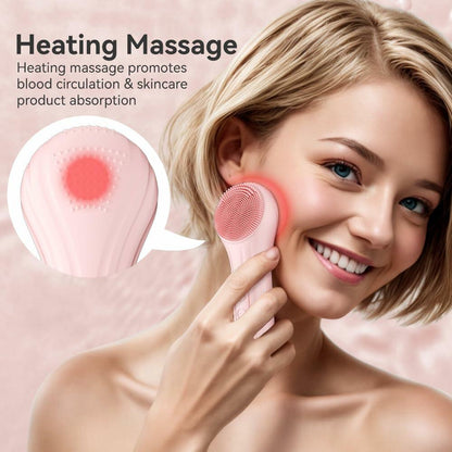 The Fresh Face Reset™ | Silicone Sonic Facial Cleansing Brush | 5 Intensity Levels + Warming Function