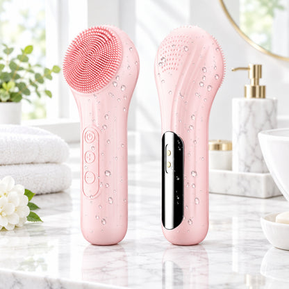 The Fresh Face Reset™ | Silicone Sonic Facial Cleansing Brush | 5 Intensity Levels + Warming Function